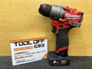 買取実績】ミルウォーキー Milwaukee コードレス振動ドリルドライバ 12V  M12FPD2-0X0JP+M12B6【大阪府河内長野市からご来店】松原店