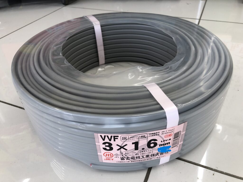 買取実績】富士電線 VVFケーブル 100m 3×1.6 電線［東京都葛飾区］東京