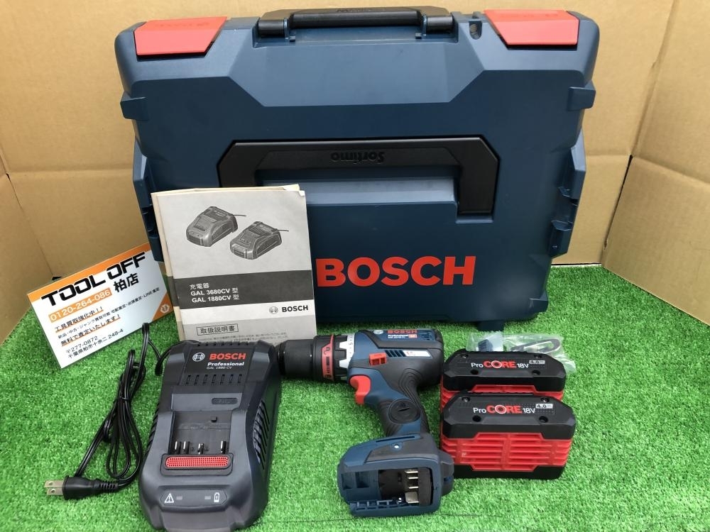 買取実績】ボッシュ バッテリードライバードリル GSR18V-60FC バッテリ×2 充電器 [茨城県龍ヶ崎市] 柏市