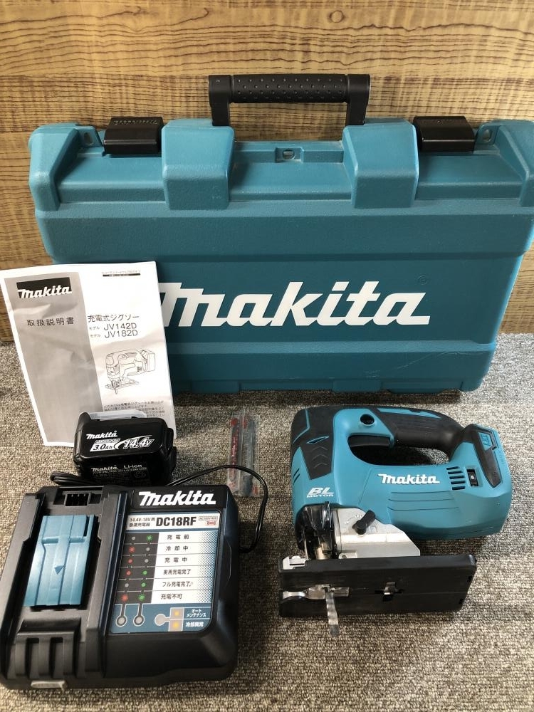 マキタ ジグソー JV142DRF 新品 ケース 充電器 バッテリー 14.4v
