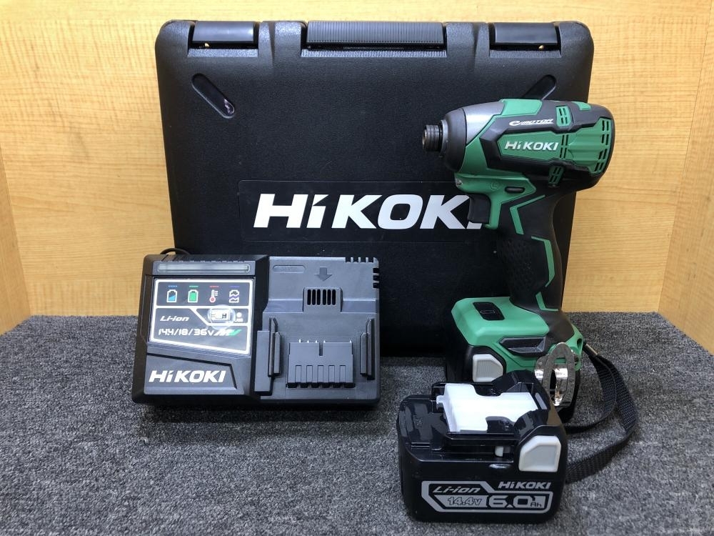 買取実績】HiKOKI ハイコーキ コードレスインパクトドライバ 蓄電池×2