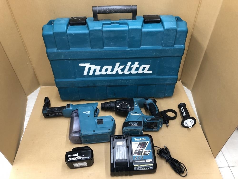 買取実績】 マキタ makita 24mm 充電式ハンマドリル 集塵システム付き ...