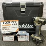 マキタ makita 充電式インパクトドライバー 18V バッテリー充電回数1回／2回 充電器別売