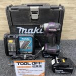 マキタ makita 充電式インパクトドライバ 充電器付 バッテリー6.0Ah(充電11回)5.0Ah(充電2回)