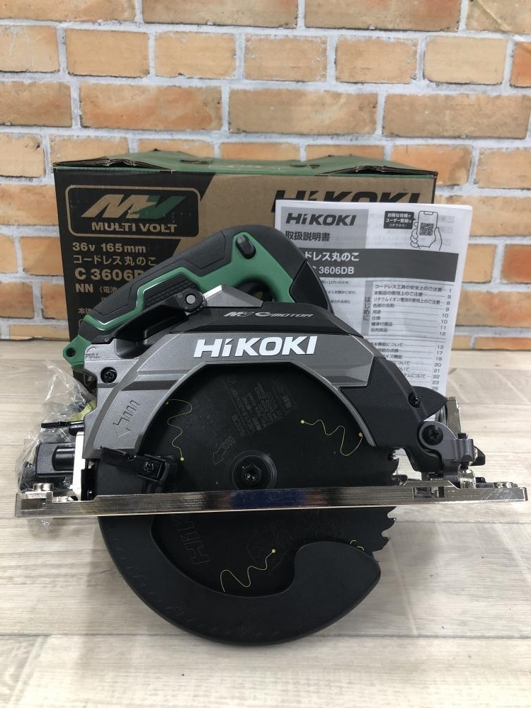 買取実績】HiKOKI ハイコーキ 165mmコードレスマルノコ C3606DB NN