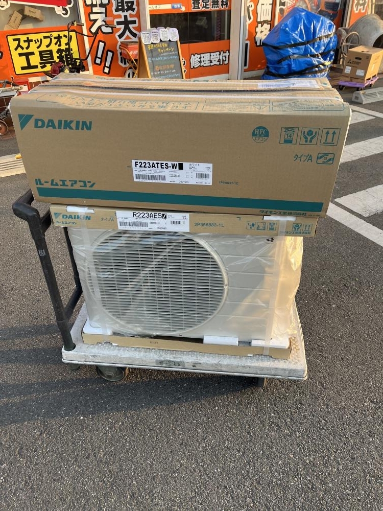 買取実績】DAIKIN ダイキン ルームエアコン 室内機・室外機 F223ATES-W R223AES7［東京都瑞穂町］ 入間店 DAIKIN ダイキン  ルームエアコン 室内機・室外機 F223ATES-W R223AES7