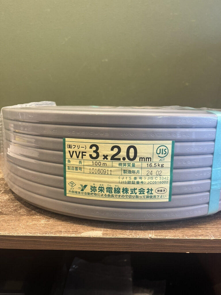 3×2.0mm 100mの画像