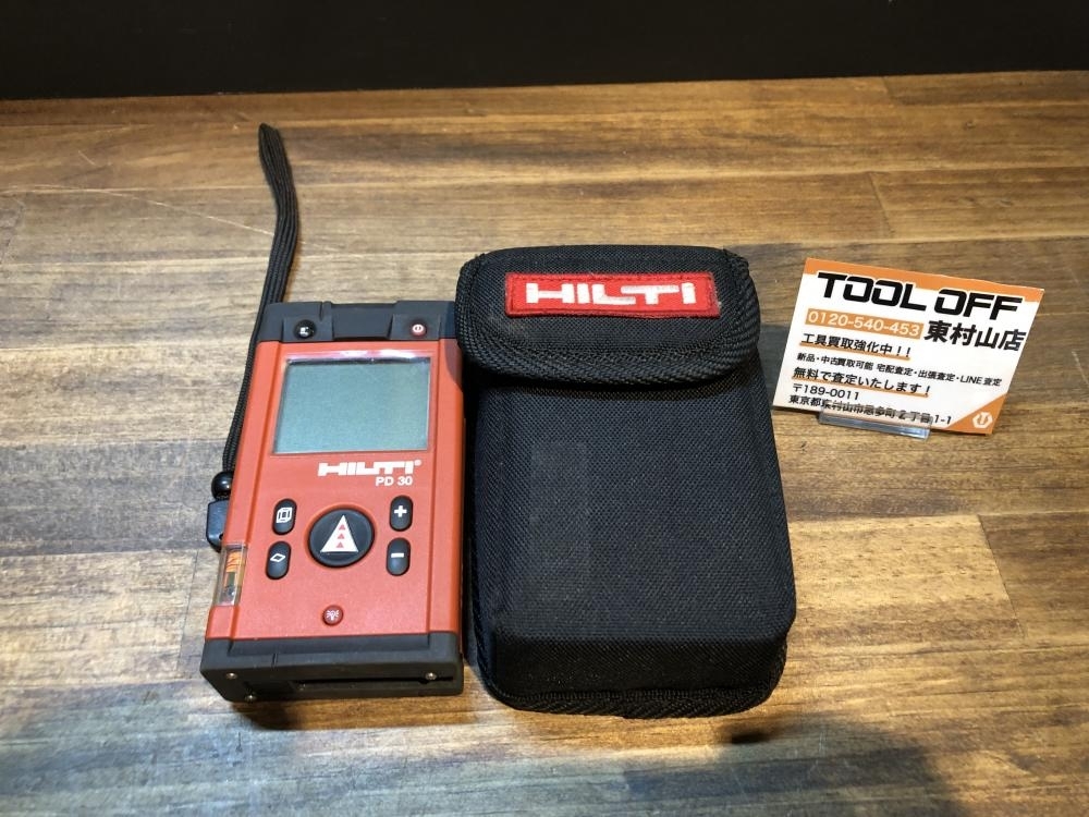 ヒルティ　HILTI　PD-E　レーザー距離計　中古品　通電のみ確認済み　ケース/説明書付き　【ハンズクラフト宜野湾店】 ヒルティ HILTI PD-E レーザー距離計 中古品 通電のみ確認済み ケース