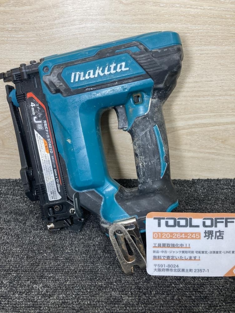 買取実績】マキタ makita 18V充電式タッカ 4mm ST421D 本体のみ【大阪府藤井寺市からご来店】堺店