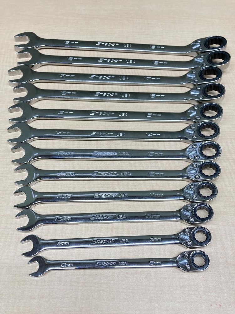 買取実績】Snap-on スナップオン ラチェットコンビレンチ 12本セット SOXRRM(8～19)A ［埼玉県春日部市］ツールオフ上尾店