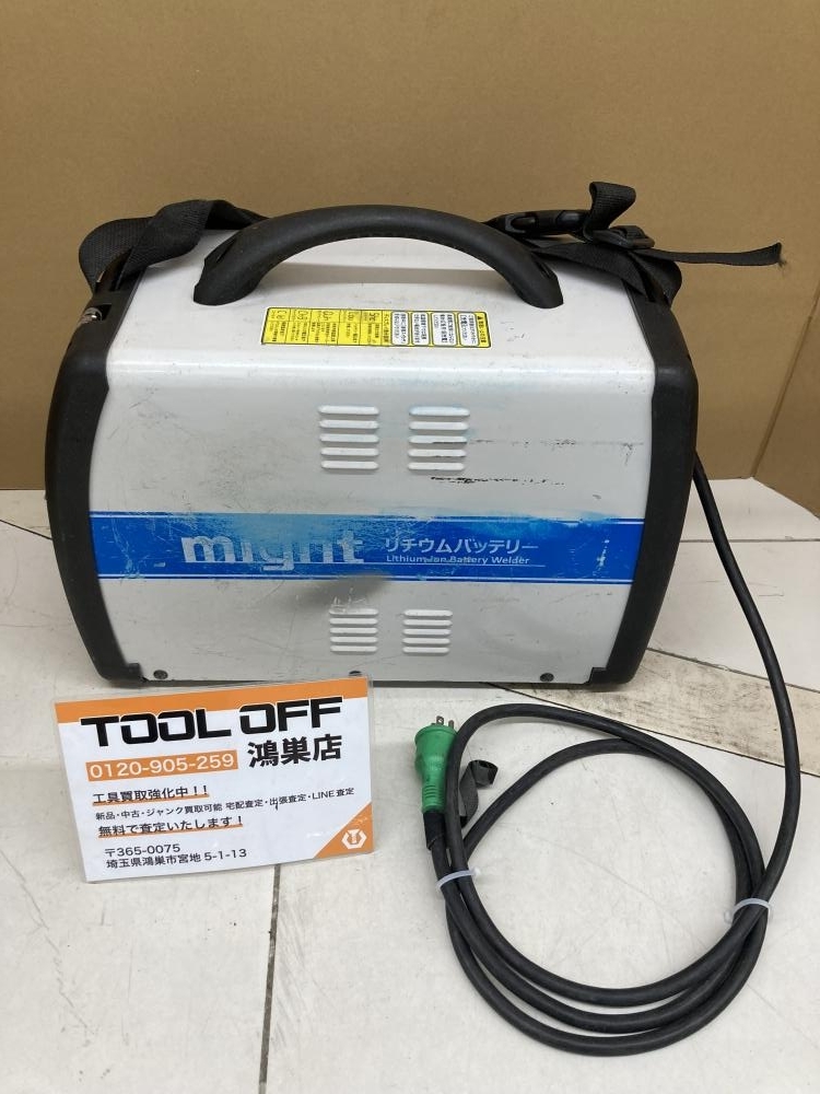 買取実績】マイト工業 リチウムバッテリー溶接機 LBW-160G［埼玉県東松山市］鴻巣店