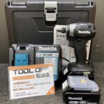 マキタ makita 充電式インパクトドライバ 黒 バッテリ×2 充電器 18V6.0Ah 開封品 差込痕あり