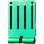 KNICKS アルミ総削り出しベルトループ 6枚入りBOXセット(グリーン) ALU-15-6-G