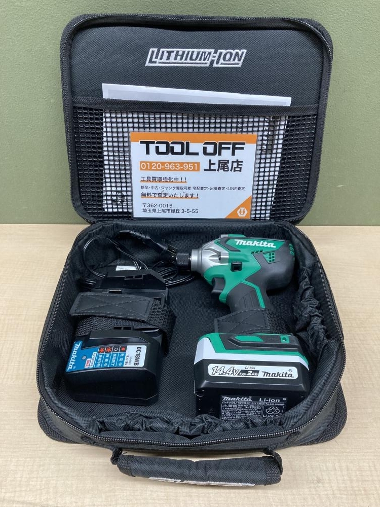 J6312　値下しました！　makita　マキタ　充電式インパクトドライバ　MTD001D　簡易クリーニング済【リユースのサカイ柏店】参考価格29,000円 J6312 値下しました！ makita マキタ 充電式インパクトドライバ