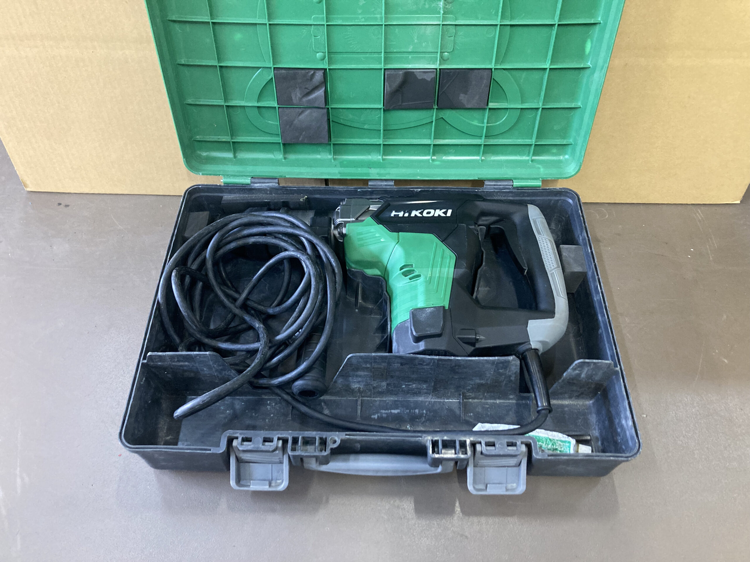 【中古】ハイコーキ HiKOKI PR-38E 38mmハンマドリル ケース付き【ハンズクラフト佐賀】 中古】ハイコーキ HiKOKI 日立工機 PR-38E 38mmハンマドリル ケース