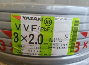 100m 3×2.0 電線の画像4