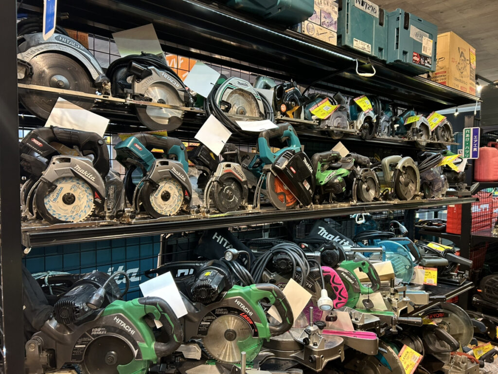 ツールオフ仙台店のマルノコ売り場