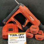ヒルティ HILTI バッテリー式鋲打ち機 22V 22V 2.6Ahバッテリ×3+充電器 コード傷有