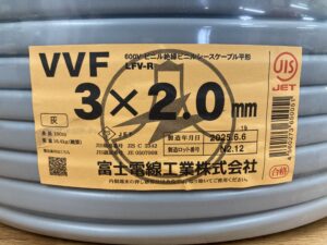 3×2.0(黒白赤) 100m 　2025年製の画像2