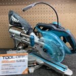  makita 165mmスライドマルノコ  100V　※台座ロックレバー破損の為ターンベース固定難有