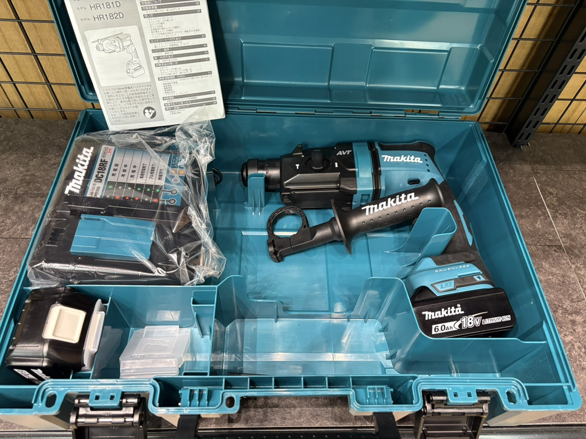 Toma出品 買取実績】ﾏｷﾀ makita/18mm充電式ﾊﾝﾏﾄﾞﾘﾙ 18V/HR182DRGX/18V6