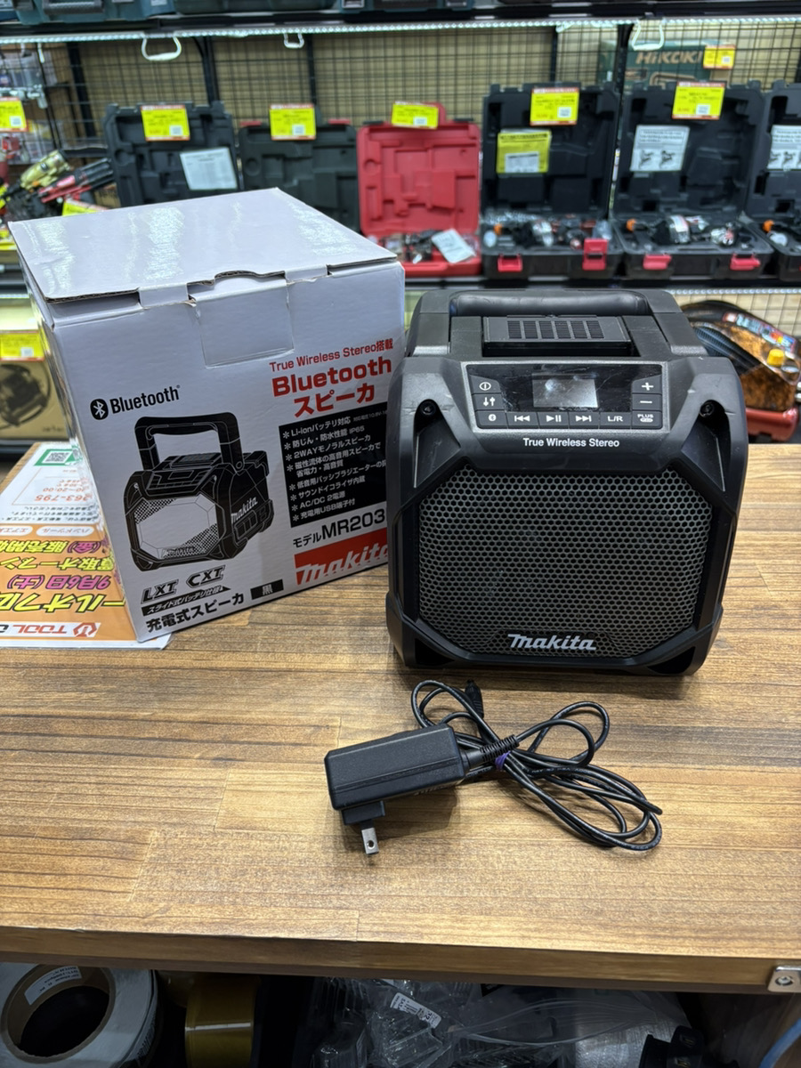 中古品　マキタ　スピーカー　MR203 Yahoo!オークション -「マキタmr203」の落札相場・落札価格