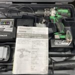 HiKOKI コードレスドライバドリル バッテリ×2 充電器