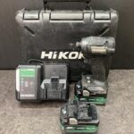 HiKOKI コードレスインパクトドライバ 36V第2世代マルチボルトバッテリー×2、充電器付
