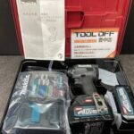 makita マキタ 充電式インパクトドライバ 40Vmax 40V2.5Ahバッテリー×2、充電器付 黒