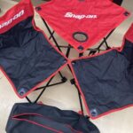 折りたたみチェア+ドリンクホルダー付テーブルセット