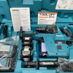makita マキタ 24mm充電式ハンマドリル 3モード 18V 18V6.0Ahバッテリー×2、充電器、集じんシステム付属