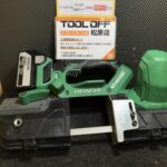 日立工機 HITACHI 83mmコードレスロータリバンドソー 18V　本体+18V5.0Ahバッテリー付