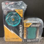 バートル BURTLE 空調服用ファン+バッテリーセット 30V 2026年モデル カラー：マーリン