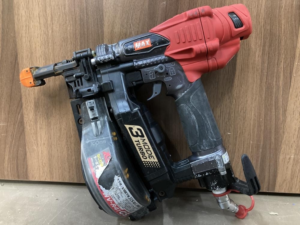 MAX マックス高圧ターボドライバHV-R41G5-G 中古品 MAX】【訳あり未使用品】マックス『ねじ打機 ターボドライバ 高圧接続