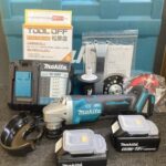 makita マキタ 125mm充電式ディスクグラインダ バッテリ 充電器 18V6.0Ah×2 充電回数1回、1回