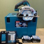 makita マキタ　18V165mm充電式マルノコ 6.0Ahバッテリ2個 充電器付属