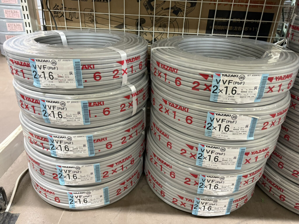 2×1.6　100m　10巻　電材　電線の画像