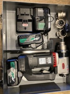 コードレス1次締め専用レンチ　建方一番　シャーレンチ